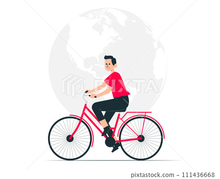 World bicycle day. International bicycle holiday vector concept World bicycle day. International bicycle holiday vector concept 111436668