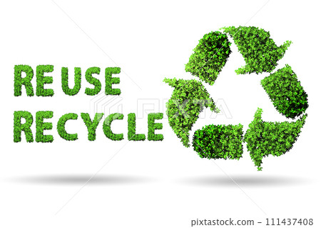 Recycling logo with ecology concept 111437408