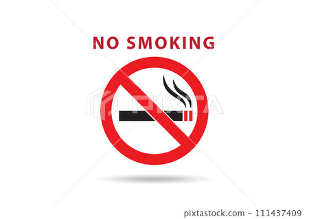 Anti smoking concept with antismoking logo 111437409