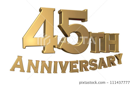 3DCG角色「45th Anniversary/45週年」金、金 3DCG角色「45th Anniversary/45週年」金、金 111437777