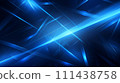 Black background with flying blue rays 111438758
