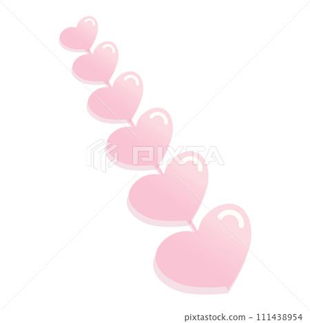 Heart flower 111438954