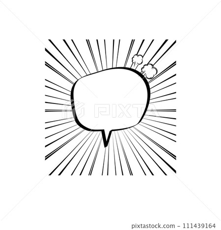 Black and white color speech bubble balloon with speed line, icon sticker memo keyword planner text box banner, flat png transparent element design Black and white color speech bubble balloon with speed line, icon sticker memo keyword planner text box banner, flat png transparent element design 111439164