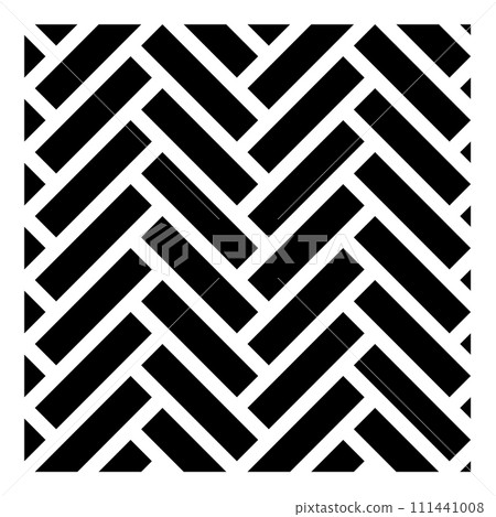 Parquet parquetry wooden floor timber interior nature material icon black color vector illustration image flat style 111441008