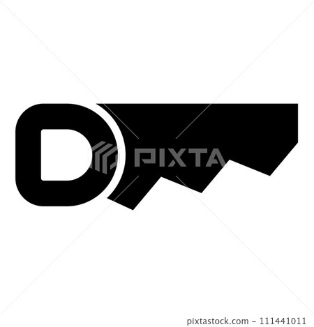 Saw icon black color vector illustration image flat style Saw icon black color vector illustration image flat style 111441011