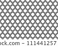 seamless pattern with geometric ornament 111441257