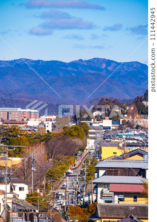 【京都風景】從粟田神社遠眺平安神宮大鳥居 111442945