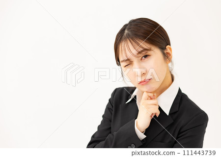 Young woman, business, 20s, worried Young woman, business, 20s, worried 111443739