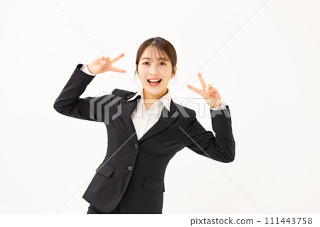 Young woman business 20s peace Young woman business 20s peace 111443758