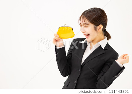 年輕女性商務 20 多歲錢包拳頭泵 111443891