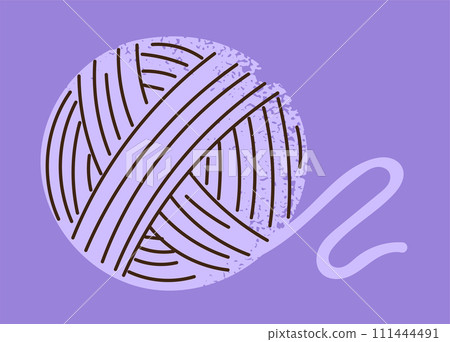 Ball of yarn for knitting or creativity Ball of yarn for knitting or creativity 111444491