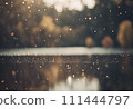 Light reflected in water 111444797
