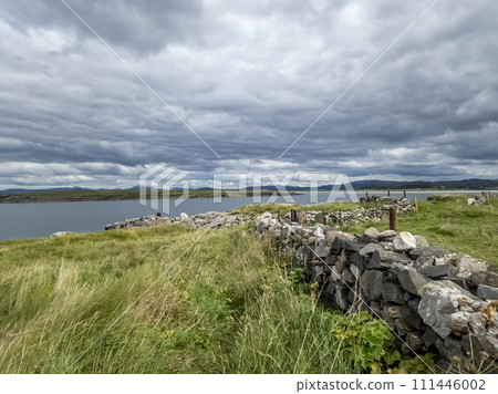 The new path at Portnoo harbour in County Donegal, Ireland. 111446002