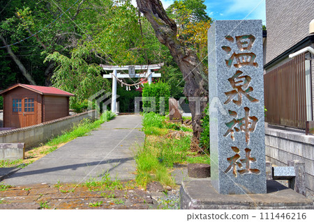 岩手縣一關市 (1) 穿過東北大橋、嚴美溪大橋、五輪場大橋後，一定會想前往的溫泉神社，神社內環境幽靜。 111446216