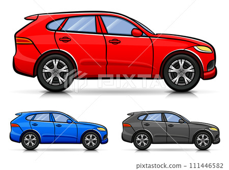 car isolated on white background 111446582