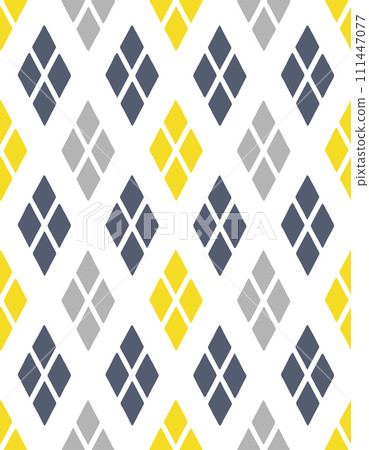 Scandinavian geometric seamless pattern 111447077