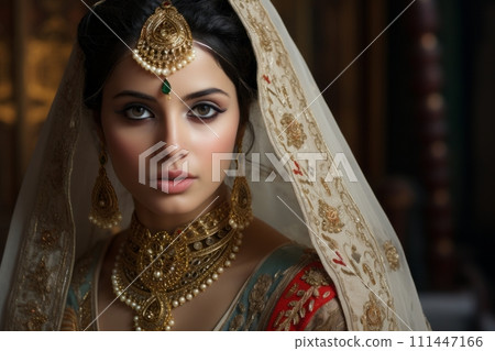 Beautiful young Indian bride Beautiful young Indian bride 111447166