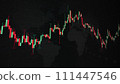 Stock market graph macro monitor 111447546
