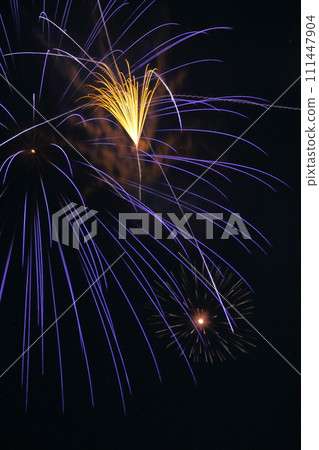 Be enchanted by the beauty of fireworks 111447904