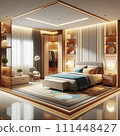 luxury bedroom in modern style with bed 111448427