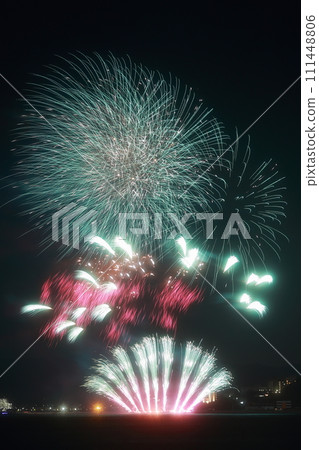 激動人心的夏日時刻，絢爛的煙火（愛知縣蒲郡市蒲郡祭夏季煙火大會） 111448806