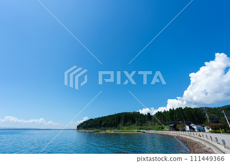Ishikawa Prefecture, Hoju District, Anamizu Town, Bora Machi Tower, Travel, Nature, Summer, Bay, Sea, Sky, Coast, Sightseeing, Accommodation, Sea of Japan, Hokuriku Ishikawa Prefecture, Hoju District, Anamizu Town, Bora Machi Tower, Travel, Nature, Summer, Bay, Sea, Sky, Coast, Sightseeing, Accommodation, Sea of Japan, Hokuriku 111449366