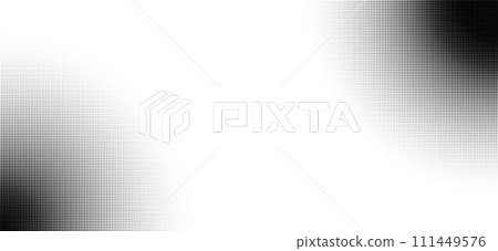 Halftone faded gradient texture. Grunge halftone background. Monochrome gradient background. Vector illustration Halftone faded gradient texture. Grunge halftone background. Monochrome gradient background. Vector illustration 111449576