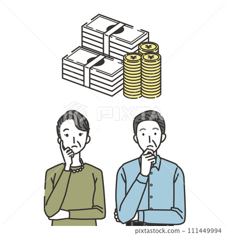 考慮金錢的資深夫婦 111449994