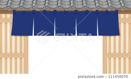 開門的日本餐廳入口背景圖_16:9 111450070
