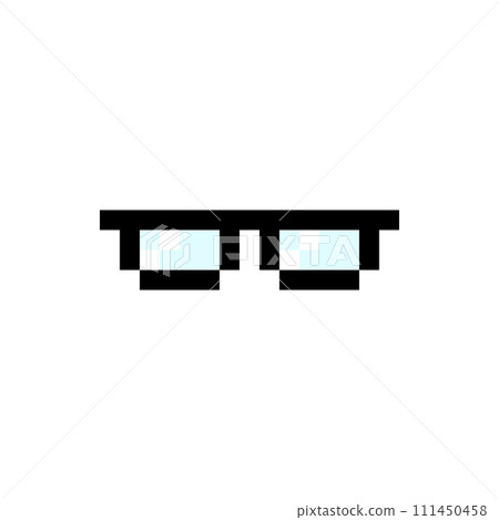 Game illustration of glasses drawn with dots Game illustration of glasses drawn with dots 111450458