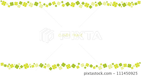 Four leaf clover background illustration 111450925