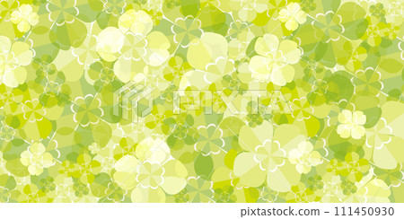 Four leaf clover background illustration Four leaf clover background illustration 111450930