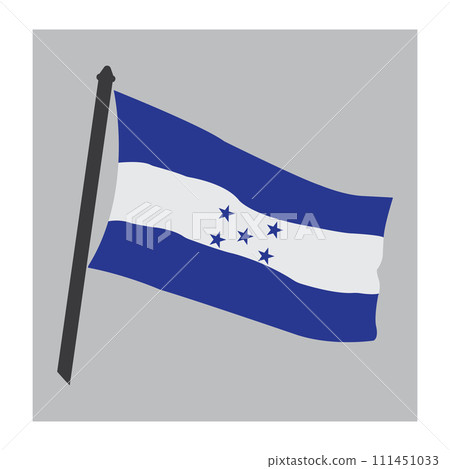 Honduras flag icon 111451033