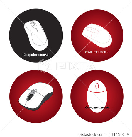 Computer mouse icon 111451039