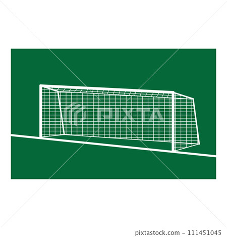 Soccer goal post icon 111451045
