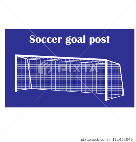 Soccer goal post icon Soccer goal post icon 111451046