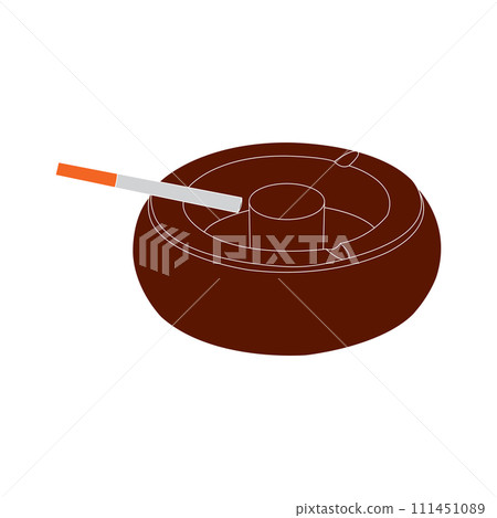 Cigarette Asthray icon 111451089