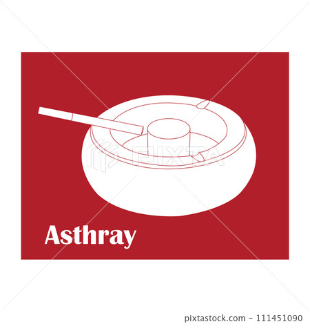 Cigarette Asthray icon 111451090
