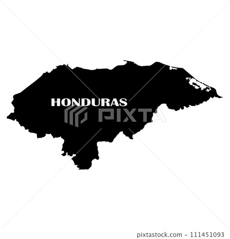 Honduras map icon Honduras map icon 111451093