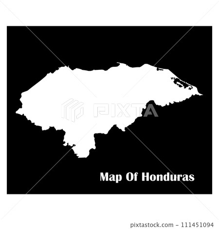 Honduras map icon Honduras map icon 111451094