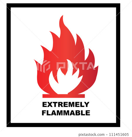 Chemical danger icon 111451605