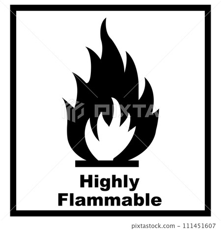 Chemical danger icon 111451607