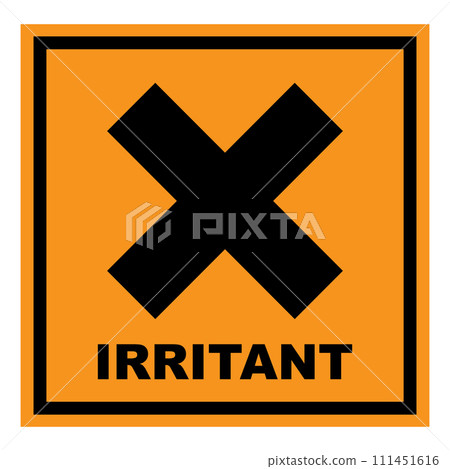 Chemical hazard icon 111451616