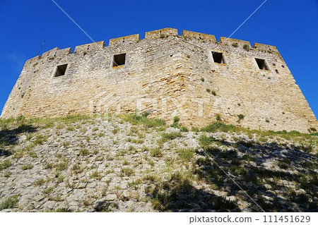 Bastion of convent of Christ in European TOMAR city at Santarem district of PORTUGAL Bastion of convent of Christ in European TOMAR city at Santarem district of PORTUGAL 111451629