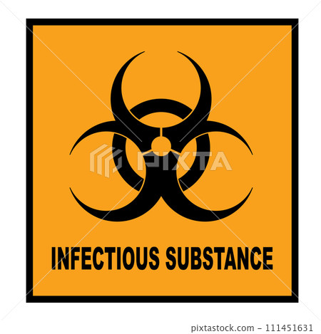 Chemical hazard icon 111451631