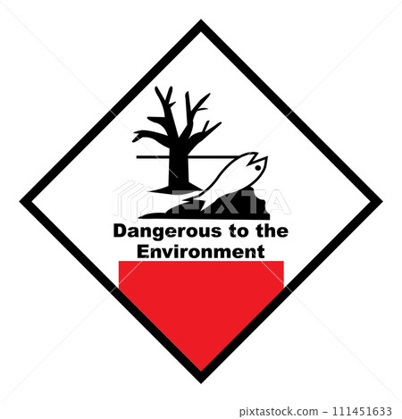 Chemical hazard icon 111451633