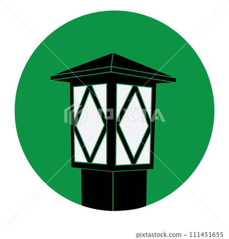 Garden lamp logo 111451655