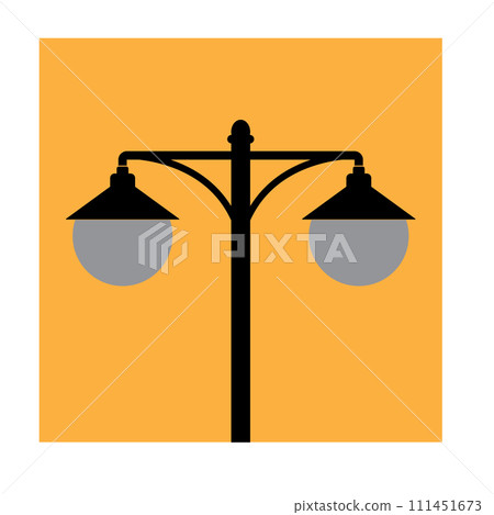 Garden lamp logo Garden lamp logo 111451673