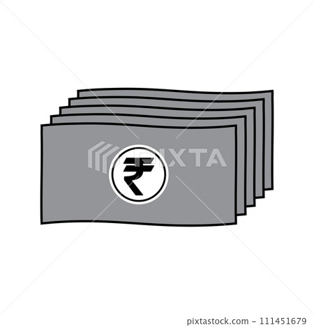 Rupee currency icon Rupee currency icon 111451679