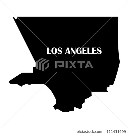 Los angeles map icon 111451699